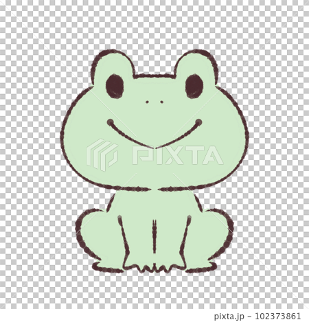 青蛙例證材料 102373861