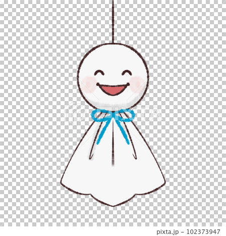 てるてるぼうずのイラスト素材 102373947