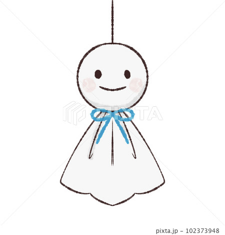 てるてるぼうずのイラスト素材 てるてるぼうずのイラスト素材 102373948