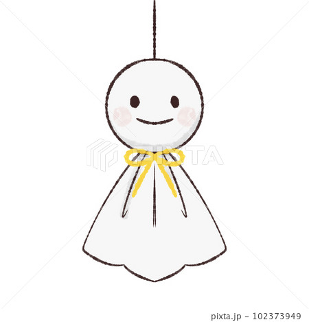 てるてるぼうずのイラスト素材 102373949