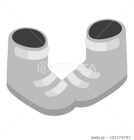 Ski boots icon. Isometric illustration of ski boots vector icon for web 102374787