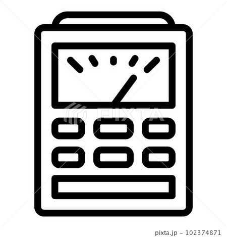 Charger voltage regulator icon. Outline charger voltage regulator vector icon for web design isolated on white background Charger voltage regulator icon. Outline charger voltage regulator vector icon for web design isolated on white background 102374871