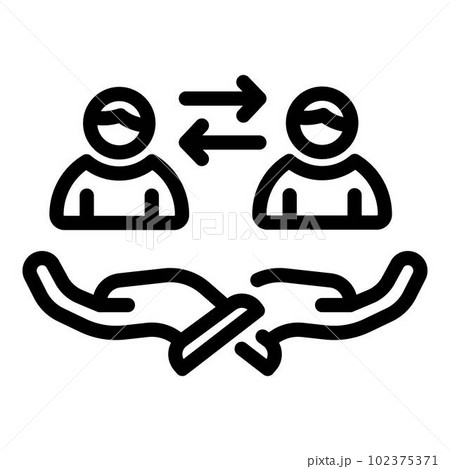 Comparison icon. Outline comparison vector icon...のイラスト素材 [102375371 ...