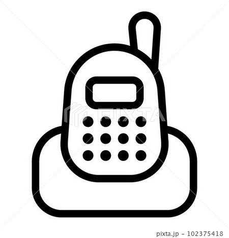 Baby monitor childhood icon. Outline baby monitor childhood vector icon for web design isolated on white background Baby monitor childhood icon. Outline baby monitor childhood vector icon for web design isolated on white background 102375418