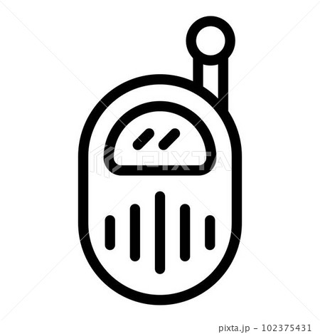 Baby monitor button icon. Outline baby monitor button vector icon for web design isolated on white background Baby monitor button icon. Outline baby monitor button vector icon for web design isolated on white background 102375431