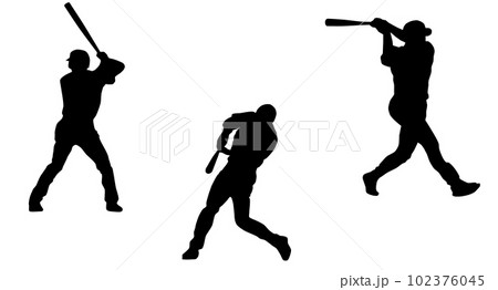 野球-バッター 102376045