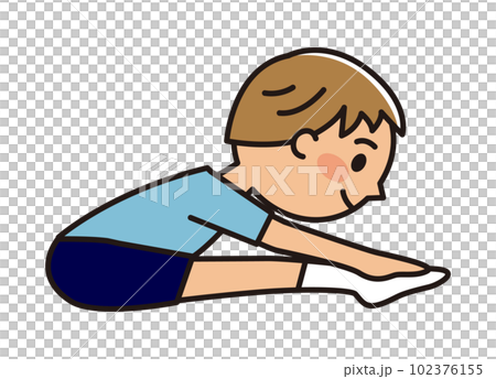 男孩子玩蹦床_雙手抓住雙腳腳趾 男孩子玩蹦床_雙手抓住雙腳腳趾 102376155