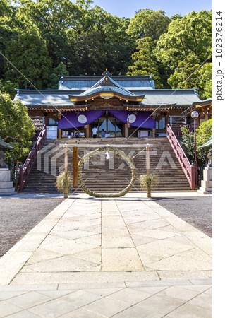 鎮西大社 諏訪神社の茅の輪くぐり【長崎県長崎市】 鎮西大社 諏訪神社の茅の輪くぐり【長崎県長崎市】 102376214