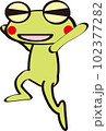 ジャンプするカエル 102377282