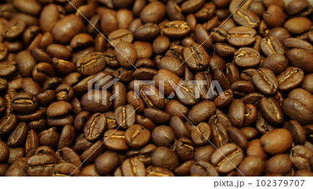 ハンドピックされた綺麗なコーヒー豆 102379707