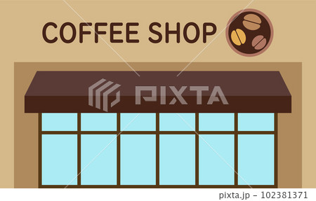 コーヒーショップ外観 102381371