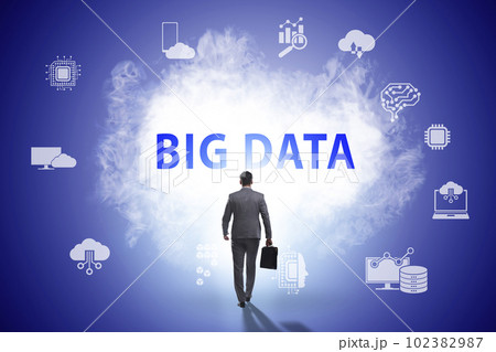 Big data concept with business people Big data concept with business people 102382987