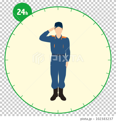 男性消防士の24時間 男性消防士の24時間 102383237