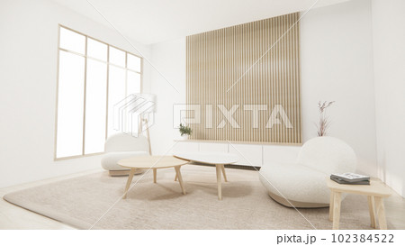 sofa armchair minimalist design muji style.3D rendering sofa armchair minimalist design muji style.3D rendering 102384522