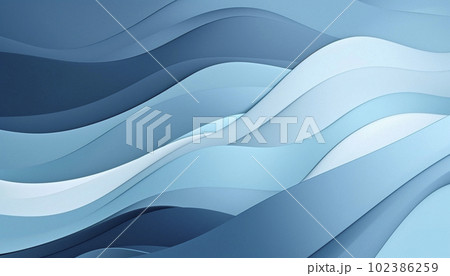 abstract background in the form of blue and white waves abstract background in the form of blue and white waves 102386259