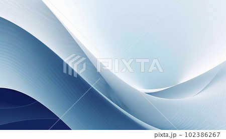 abstract background in the form of blue and white waves 102386267