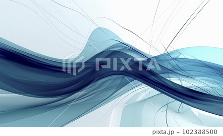 abstract background in the form of blue and white waves abstract background in the form of blue and white waves 102388500