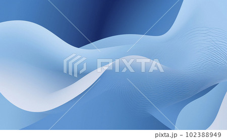 abstract background in the form of blue and white waves abstract background in the form of blue and white waves 102388949