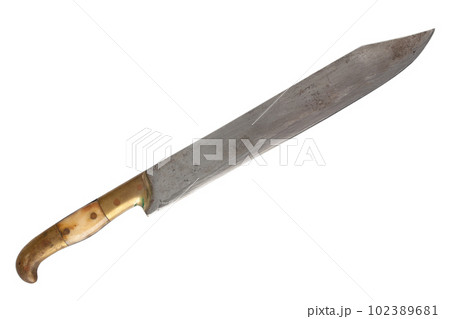 Retro vintage hunting knife 102389681