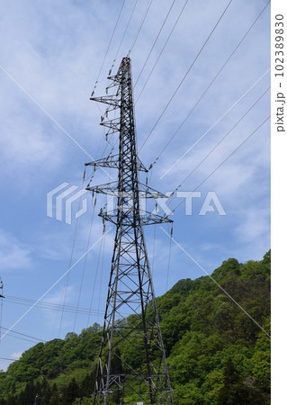 送電塔 高電圧交流 102389830