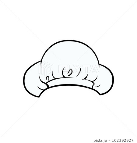 Chef and cook hats handdrawn doodle style 102392927