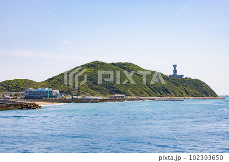伊良湖岬の海の景色 102393650