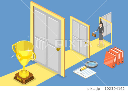 3D Isometric Flat Vector Conceptual Illustration of Business Prospects 3D Isometric Flat Vector Conceptual Illustration of Business Prospects 102394162