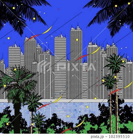 シティポップのイラスト 102395510