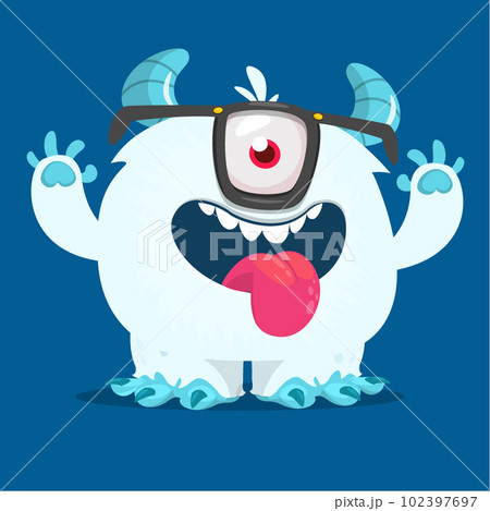 Engraçado Desenho Animado Azul Yeti Ou Bigfoot Furry Monster. Halloween  Design. Ilustração Vetorialde Personagem Alienígena Isolado Foto Royalty  Free, Gravuras, Imagens e Banco de fotografias. Image 192329187