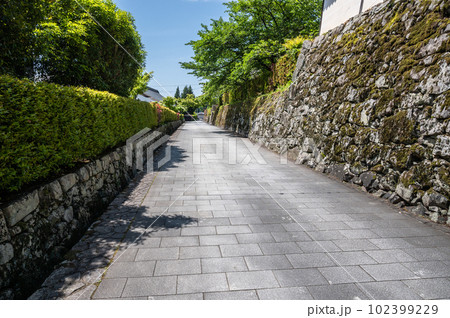 大津市坂本風景 石畳の道 大津市坂本風景 石畳の道 102399229