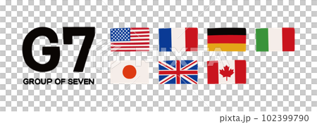 G7のイメージイラスト 102399790