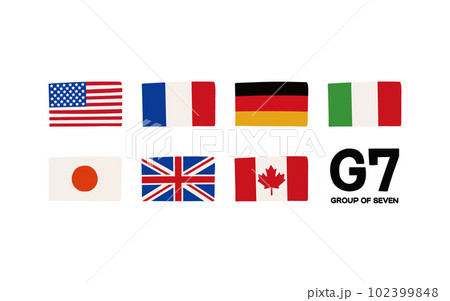 G7のイメージイラスト G7のイメージイラスト 102399848