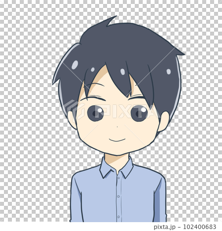 笑顔の男性 102400683