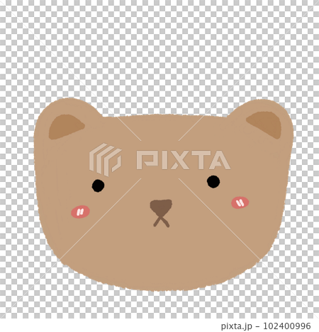 little cute bear face 102400996