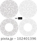 花の装飾文様 102401396