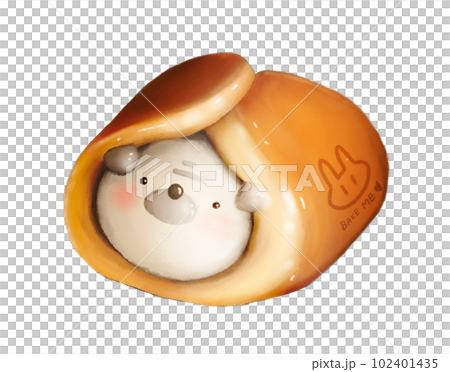 cute bear pancake roll 102401435