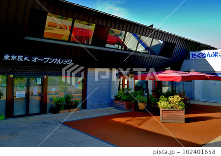 世田谷代田駅から梅が丘駅間の新規開発エリア　世田谷代田駅南西口の富士山の見える風景 102401658