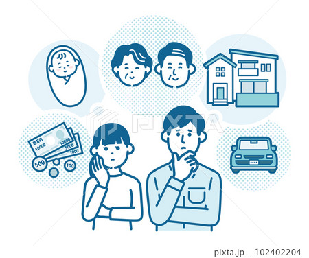 夫婦の様々な悩み 102402204