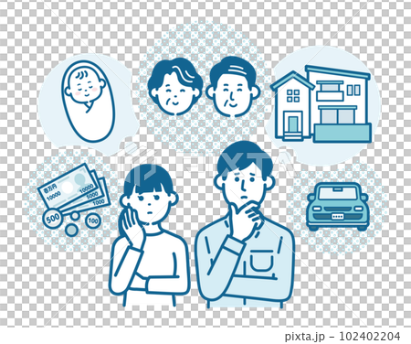 夫婦の様々な悩み 102402204