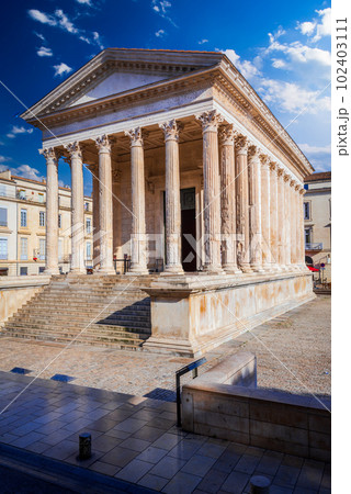 Nimes, France. Maison Carree, one of the best preserved Roman temples. Nimes, France. Maison Carree, one of the best preserved Roman temples. 102403111