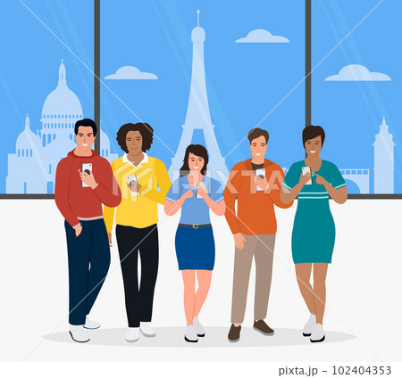 People Travel France Europe Tourist Summer Holiday 102404353