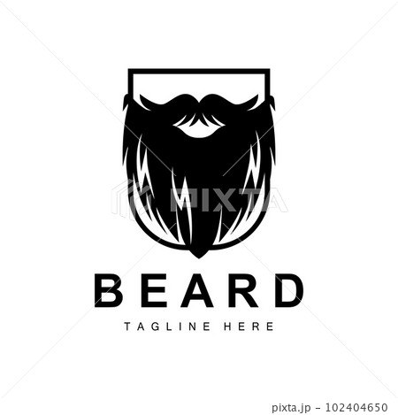 Beard Logo, Vector Barbershop, Design For Male Appearance, Barber, Hair, Fashion Beard Logo, Vector Barbershop, Design For Male Appearance, Barber, Hair, Fashion 102404650