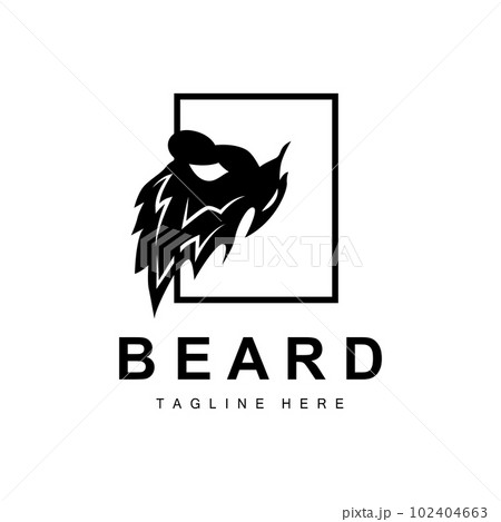 Beard Logo, Vector Barbershop, Design For Male Appearance, Barber, Hair, Fashion 102404663