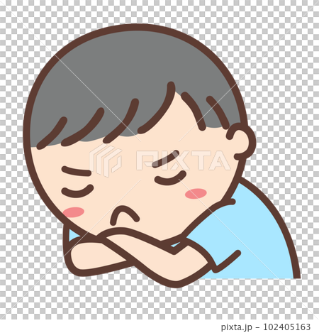 "Refusal (sleep)" picture card (life scene) [rehabilitation/developmental disorder/autism] 102405163