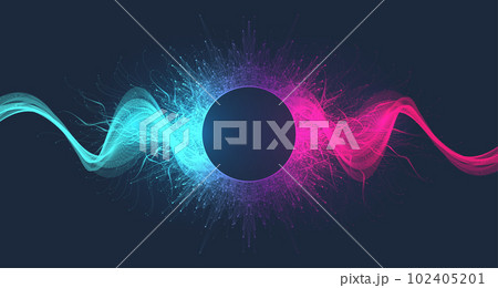Virtual global internet connection metaverse with a new experience in metaverse virtual reality technology. Metaverse digital world smart futuristic interface technology background, illustration 102405201