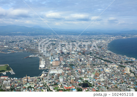 函館山からの函館市街地眺望 函館山からの函館市街地眺望 102405218