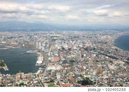函館山からの函館市街地眺望 函館山からの函館市街地眺望 102405288