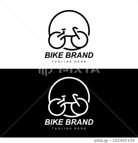 Bicycle Logo, Vehicle Vector, Bicycle Silhouette Icon, Simple Design Inspiration 102405339