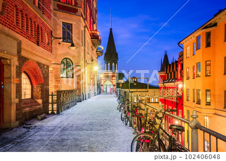 Stockholm, Sweden. Bellmansgatan is a picturesque street in the heart of trendy Sodermalm district. Stockholm, Sweden. Bellmansgatan is a picturesque street in the heart of trendy Sodermalm district. 102406048