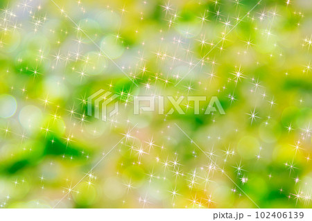 新緑と深緑のキラキラ背景 102406139